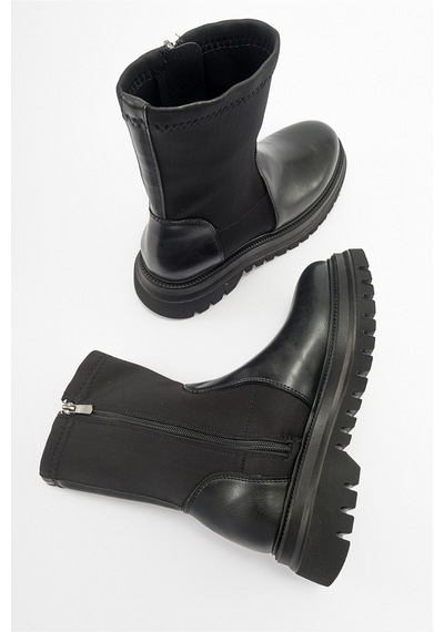 Luvishoes Alias Siyah Scuba Kadın Bot Siyah