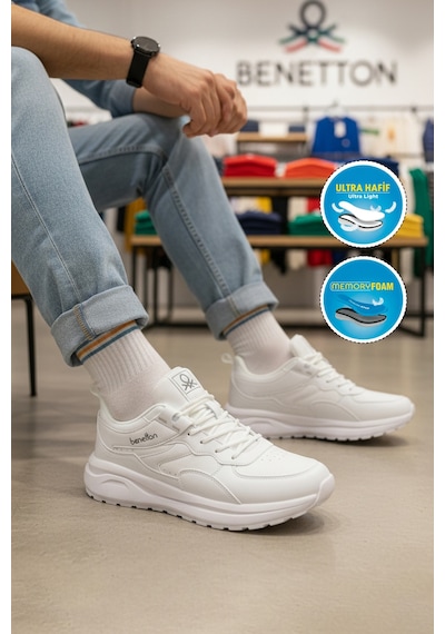 United Colors Of Benetton Bnı-11504 M Beyaz Erkek Spor Ayakkabı