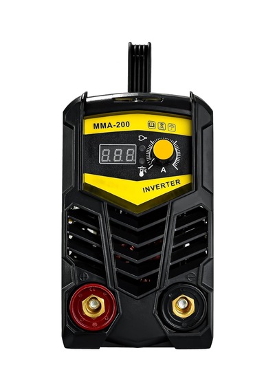Alman Mma-200 Amper Profesyonel Dijital Göstergeli İnverter Kaynak Makinesi Sarı