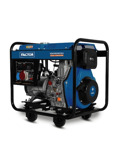 Factor KDK10000CE3 9.4 KVA 380V İpli Marşlı Dizel Jeneratör