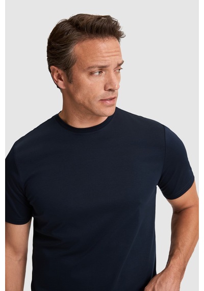 U.s. Polo Assn. Erkek Koyu Lacivert Tişört Basic 50324943-vr100