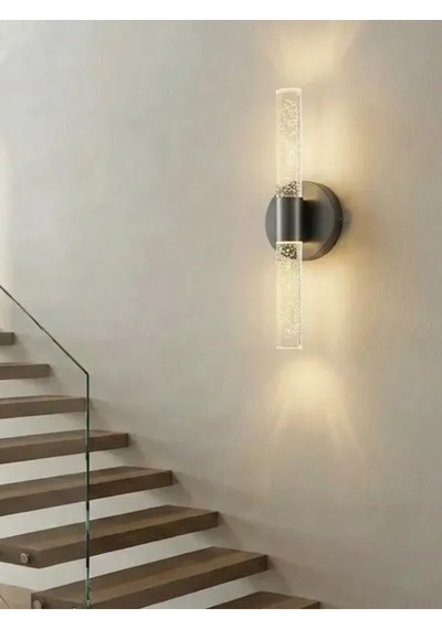 Bhbackhome Bubbleflux Large Şık Tasarım Modern Ledli Aplik 51 Cm Antrasit Elektrikli Kumandalı Antrasit