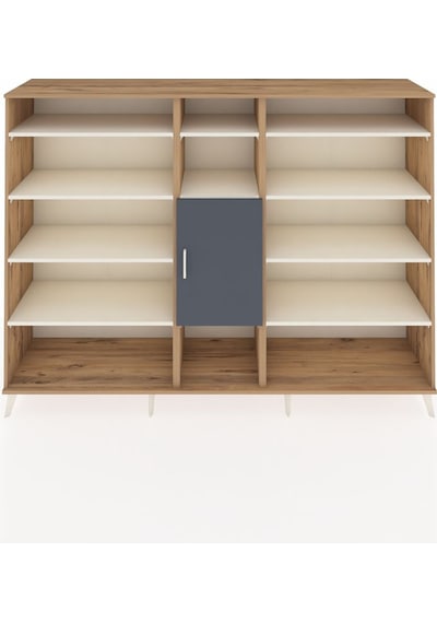 Hyperion Dolap 12 Raflı Tek Kapaklı 220x44x163 Çam-antrasit/ayta Çam-antrasit/aytaşı Hyperion Dolap 12 Raflı Tek Kapaklı 220x44x163 Çam-antrasit/ayta Çam-antrasit/aytaşı