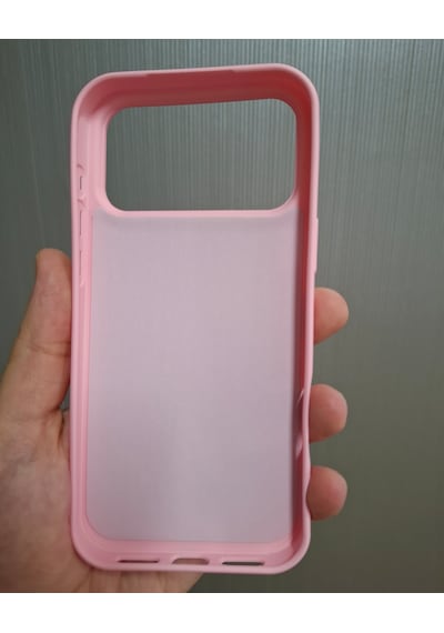 Apple Uyumlu iPhone 17 Pro Max Logolu İçi Kadife Silikon Lansman Kılıf Pembe