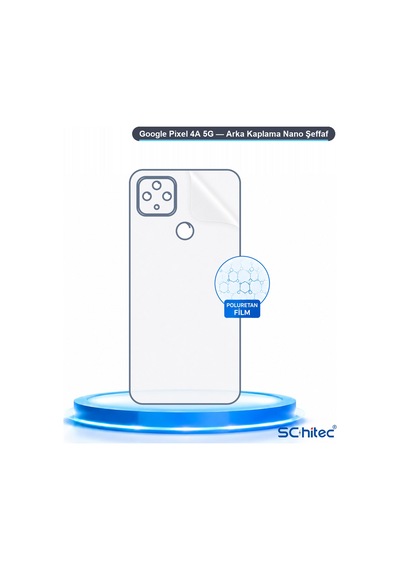 Google Pixel 4a 5g Uyumlu Arka Yüzey Hidrojel Koruyucu Film