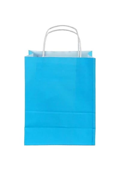 Mavi Kraft Çanta Orta Boy 25x12x31 Cm 25 Adet