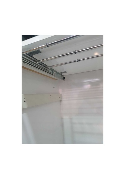 Metal Pantolonluk Tavana Monte 65cm-75cm Arası Ayarlanabilir Krom