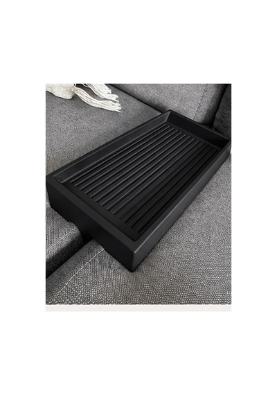 Koltuk Arası Tepsi Organizer Kumanda Standi 25x14 Cm Siyah Siyah
