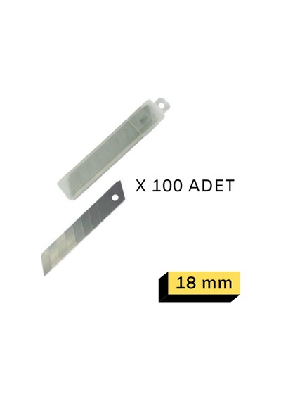 Leo Maket Bıçağı Yedeği . Falçata Yedeği Sx-18T 100'Lü Paket