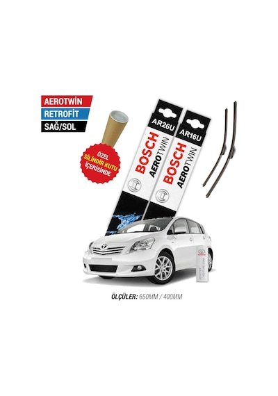 Toyota Uyumlu Verso Silecek Takımı 2009-2013 Bosch Aerotwin N11.3332