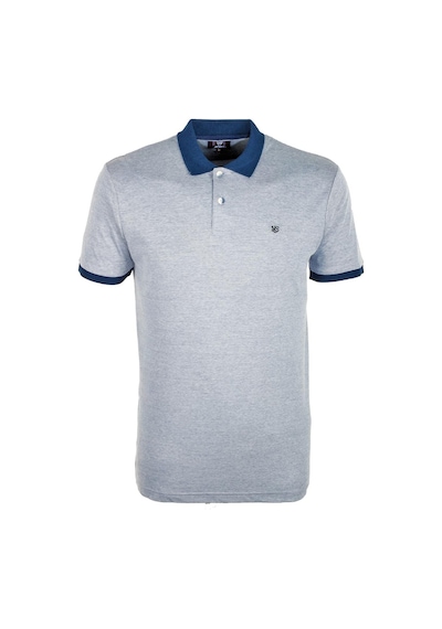 Erkek Lacivert Slim Fit Polo Yaka %100 Pamuk T-shirt Jeans 1136-lacivert Lacivert