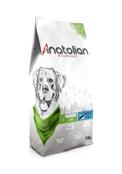 Anatolian Premium Kuzulu Orta ve Büyük Irk Yetişkin Köpek Maması 18 kg