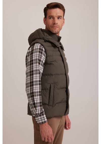 Ysf Erkek Haki Yeşil Regular Fit Yelek