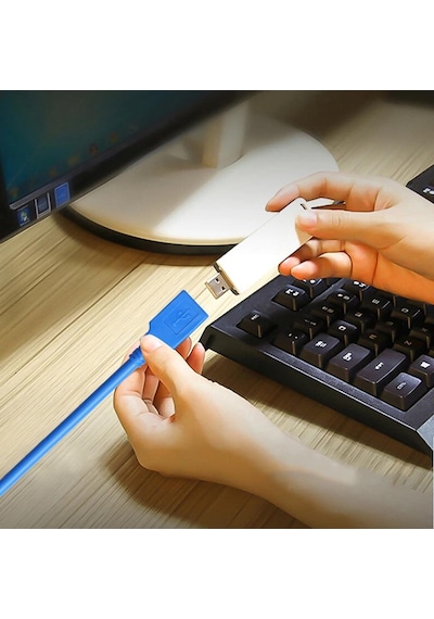 4626 Usb 3.0 Dişi Erkek Uzatma Uzatıcı Ara Bağlantı Kablosu 1 M