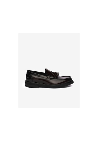 Greyder Erkek Bordo Hakiki Deri Loafer Ayakkabı 5k1ua64729 Bordo Acma