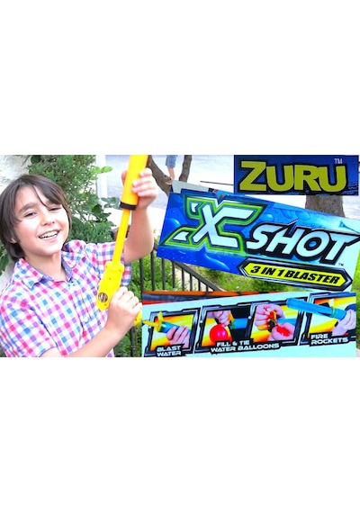 Superliquidator - 3in1 Su Pompası. 40 Balon 1 Yumuşak Füzesiyle