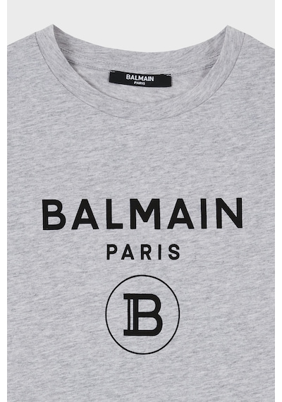 Balmain Çocuk T Shirt 6m8701 Mx030 905ne Gri