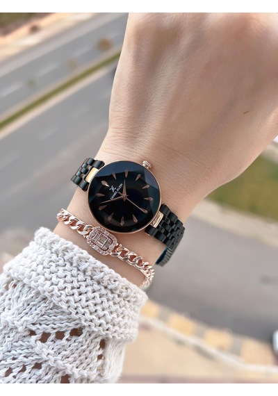 Daniel Klein Çelik Kordonlu 2 Yıl Garantili 3 Atm Suya Dayanıklı Kadın Kol Saati+bileklik Bd.10105.6 Rose Gold