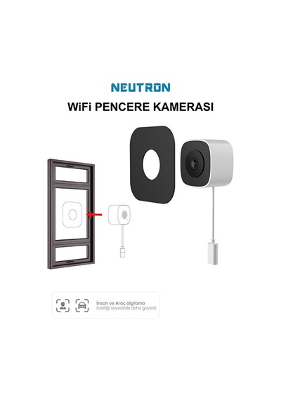 Neutron Ntl-ıp15gs-3mp Full Hd Gece Görüşlü Wi-fi Pencere Kamerası