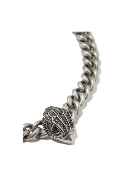 Yıpranmış Zincirli Choker Kolye Çok Renkli