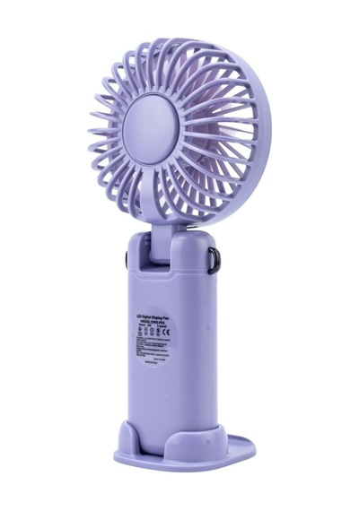 Dawreek Bt0258 Led Göstergeli El Fanı Mavi Mor