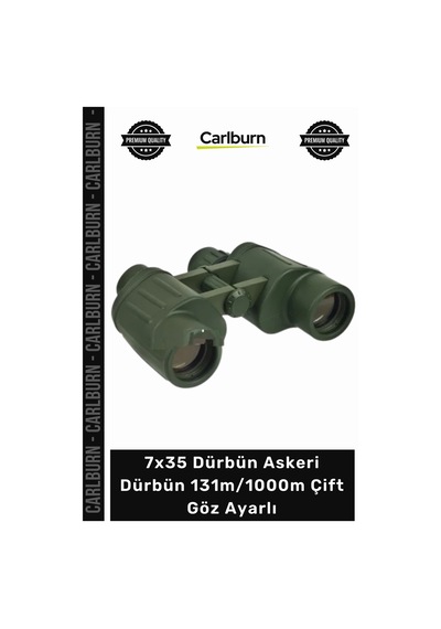 Dürbün Profesyonel Gözlem Kaliteli 7x35 Dürbün Askeri Dürbün 131m/1000m Çift Göz Ayarlı