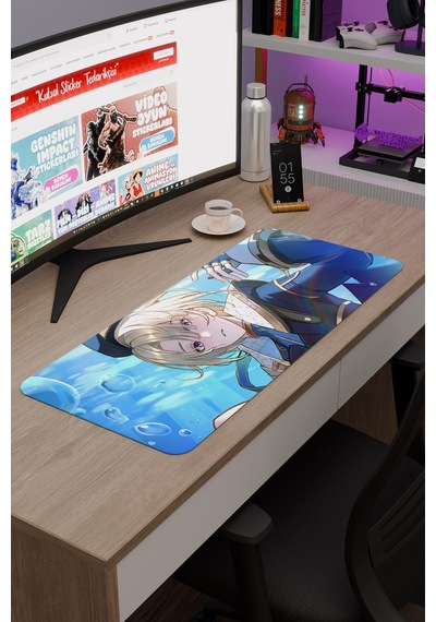 Freminet Genshin Impact Anime Gacha V4 - 70x30 Xl Gaming Mouse Pad Fare Altlığı
