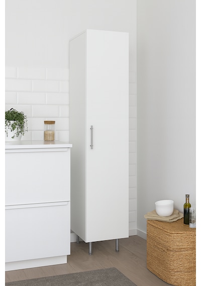Stillmobilya 170x35cm Mdf Mutfak Banyo Çok Amaçlı Dolap Beyaz