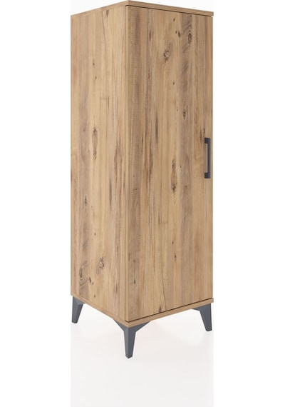 Hyperion Dolap Tek Kapaklı Tek Askılı 44x44x134 Çam-çam Çam