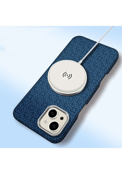 Teleplus Apple Uyumlu iPhone 15 Kılıf M-safe Şarj Özellikli Slim Vax Sert Pc Kapak