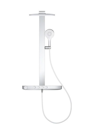 Rainshower Aqua Pure Duvara Monte Termostatlı Duş Sistemi - 1009640000 Gümüş