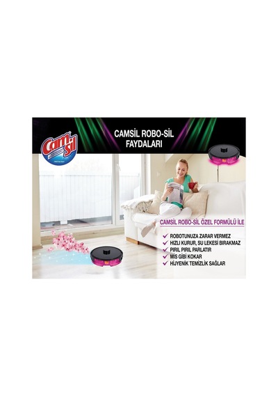 Camsil Robo-sil Yüzey Temizleyici Çam & Floral 900 Ml + 900 Ml Tekli