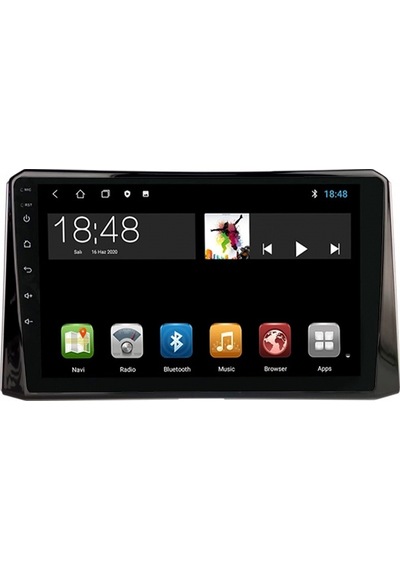 Toyota Corolla 2019-2024 6gb Ram 128gb Hafıza 8 Çekirdek Carplay Kamera Android Multimedya 9"