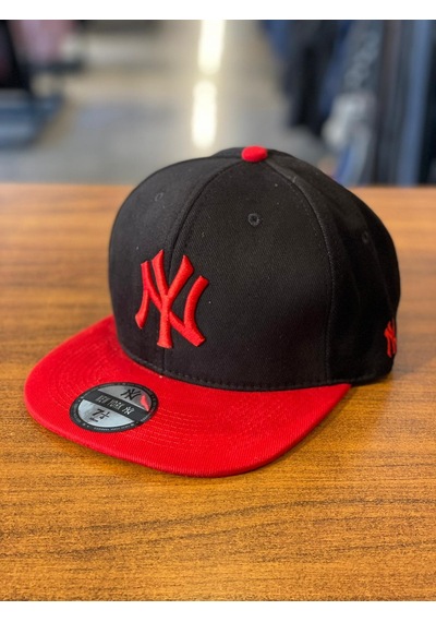 Ny Yankees Siyah Renk Kanvas Hiphop Snapback Rapper Cap Şapka