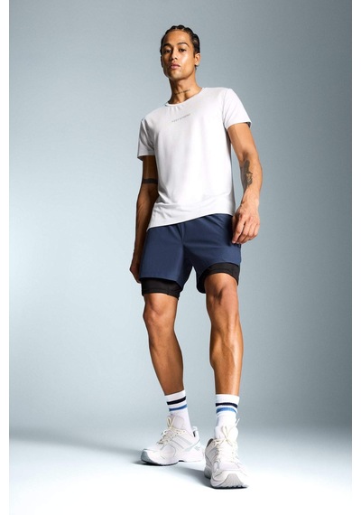 DeFactoFit Slim Fit Dar Kesim Sporcu Taytlı Şort E2759AX25SMNV94