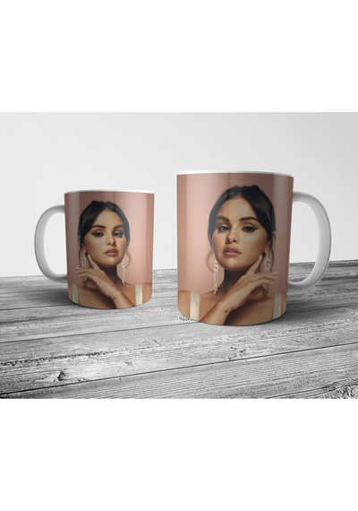 Selena Gomez Kupa Bardak Model 1 Çok Renkli