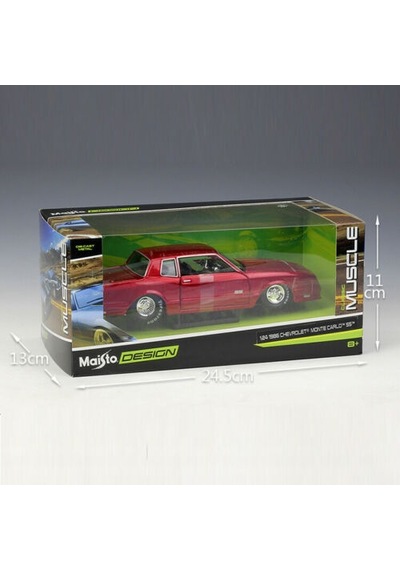 Maisto 1986 Chevrolet Monte Carlo Ss 1 24 Kırmızı Model Araba