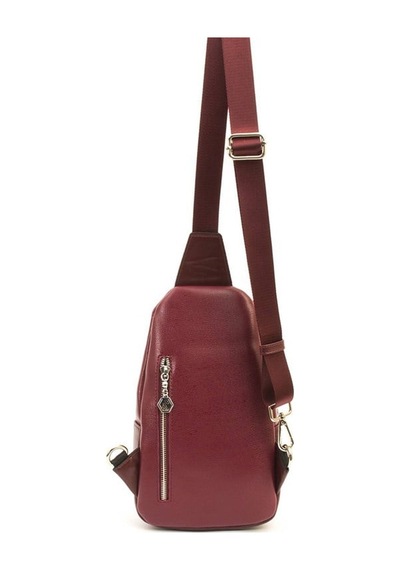 Silver Polo Sp959 Kadın Vücut Çantası Düz Bordo-bordo
