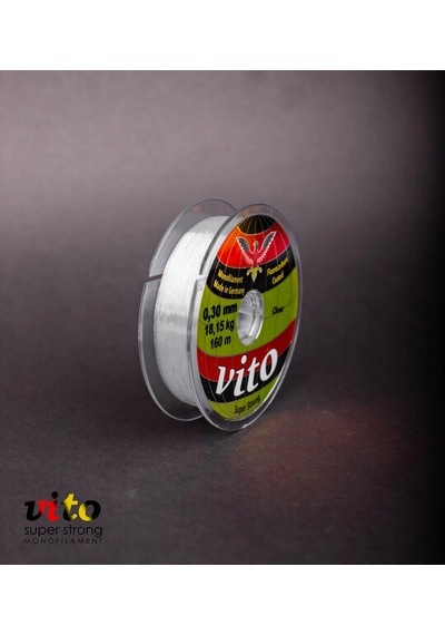 Vito Süper Strong Monoflament Şeffaf Misina 160 Metre 0,30mm - Standart
