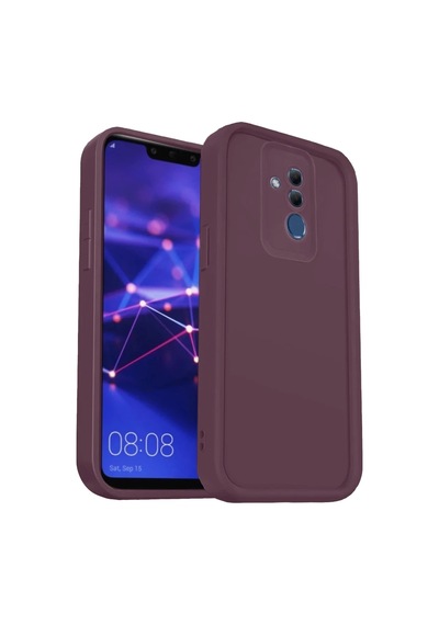 Huawei Mate 20 Lite Kılıf Viera Silikon - Mürdüm - 100 0