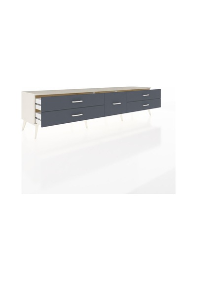 Hyperion Tv Ünitesi 5 Çekmeceli 220x44x51 Aytaşı-aytaşı/antrasit Aytası/antrasıt - Aytası Hyperion Tv Ünitesi 5 Çekmeceli 220x44x51 Aytaşı-aytaşı/antrasit Aytası/antrasıt - Aytası