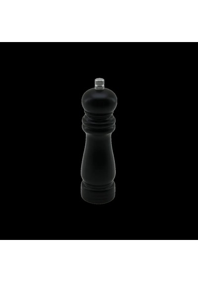 Jenerik Küçük Siyah Ahşap Tuz Ve Baharat Öğütücü Çap 4.5 Cm, 15.5 Cm