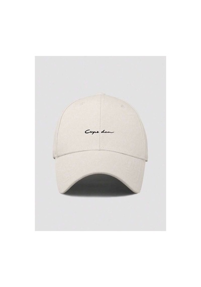 Caxis Cayne Drem Baskılı Spor Unisex Ayarlanabilir Cırtlı Şapka Krem