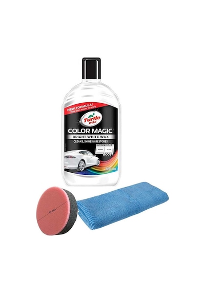 Turtle Wax Renk Yenileyici Beyaz Cila 500 ML + Uygulama Süngeri