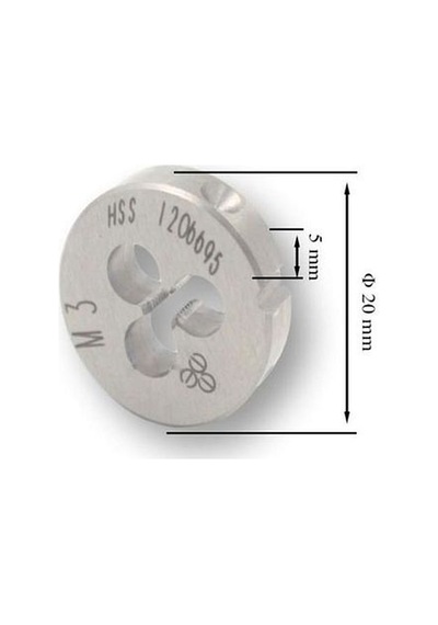 Mte M3x0,5 Pafta Normal Vidalı Hss