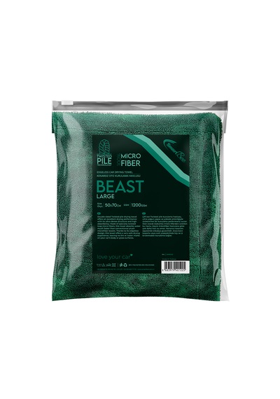 Smartbee Beast Twisted Pile Mikrofiber Oto Kurulama Havlusu 50x70