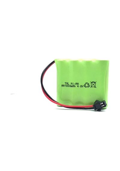 Tnl 4.8V 1300Mah Siyah  Soketli Ni-Mh Oyuncak Araba Pili