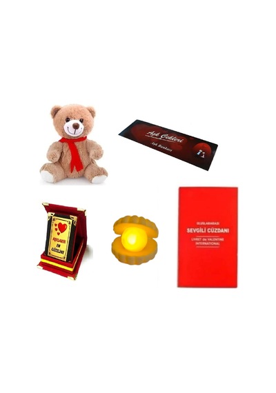 Eşe Sevgiliye En Güzel Romantik Hediye Peluş Ayı İstiridye