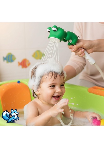 Lexroo Sevimli Hayvan Figürlü Bebek Duş Başlığı Çok Renkli