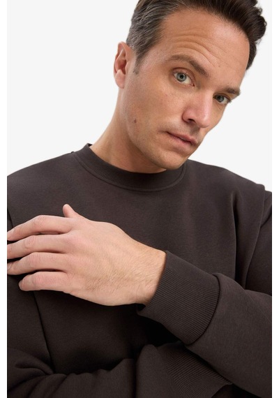 Defacto Relax Fit Bisiklet Yaka Kalın İçi Yumuşak Tüylü Basic Düz Sweatshirt T5139az25aubn339 Kahve Defacto Relax Fit Bisiklet Yaka Kalın İçi Yumuşak Tüylü Basic Düz Sweatshirt T5139az25aubn339 Kahve